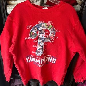 Phillies Red Fleece Sweatshirt